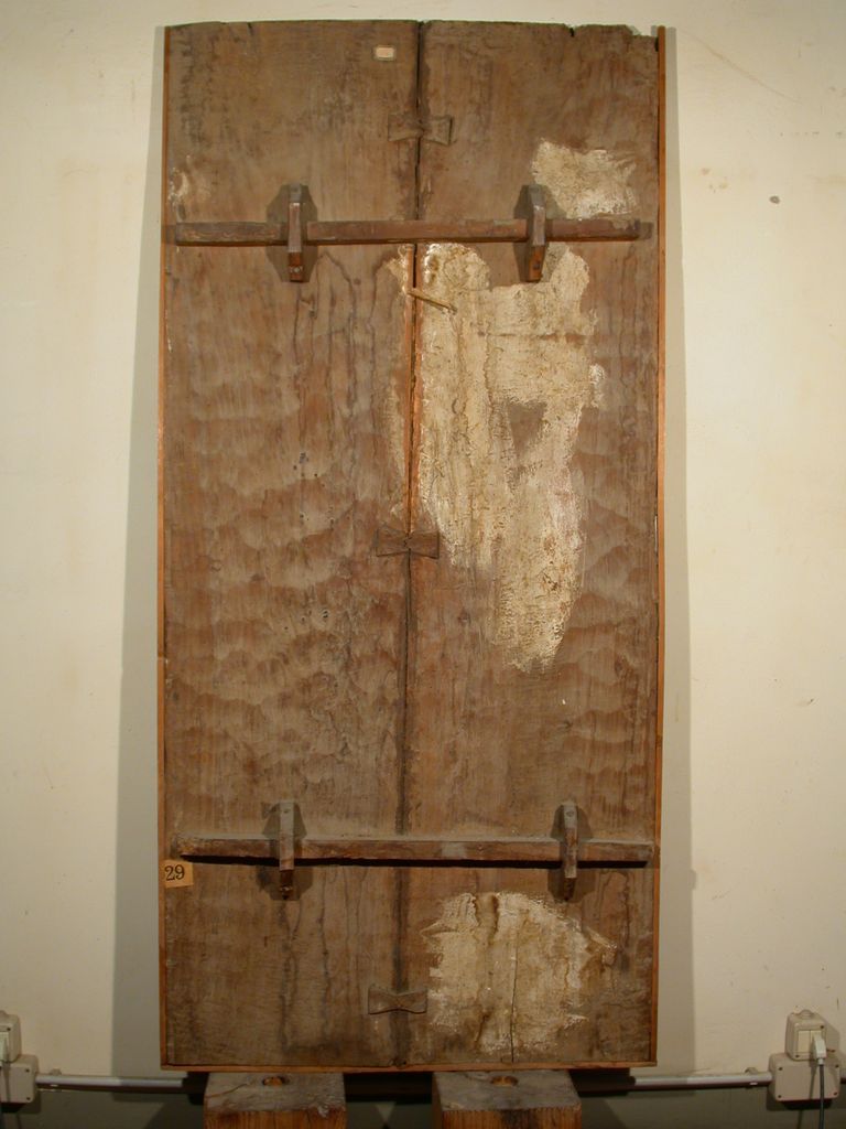 supporto prima del restauro